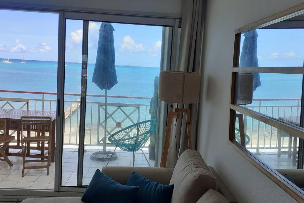 Superbe Studio Dolce Vita Vue Mer Plage Piscine Marigot  Exterior photo