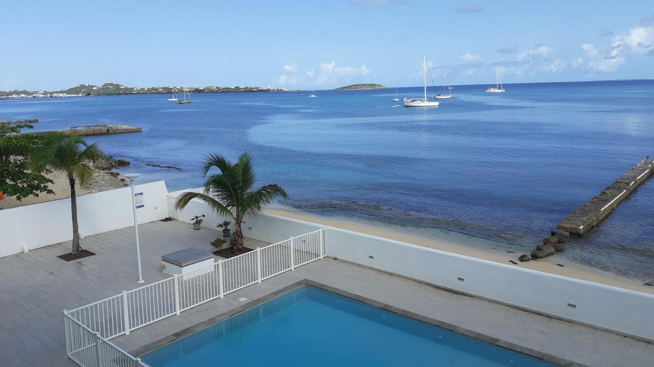 Superbe Studio Dolce Vita Vue Mer Plage Piscine Marigot  Exterior photo